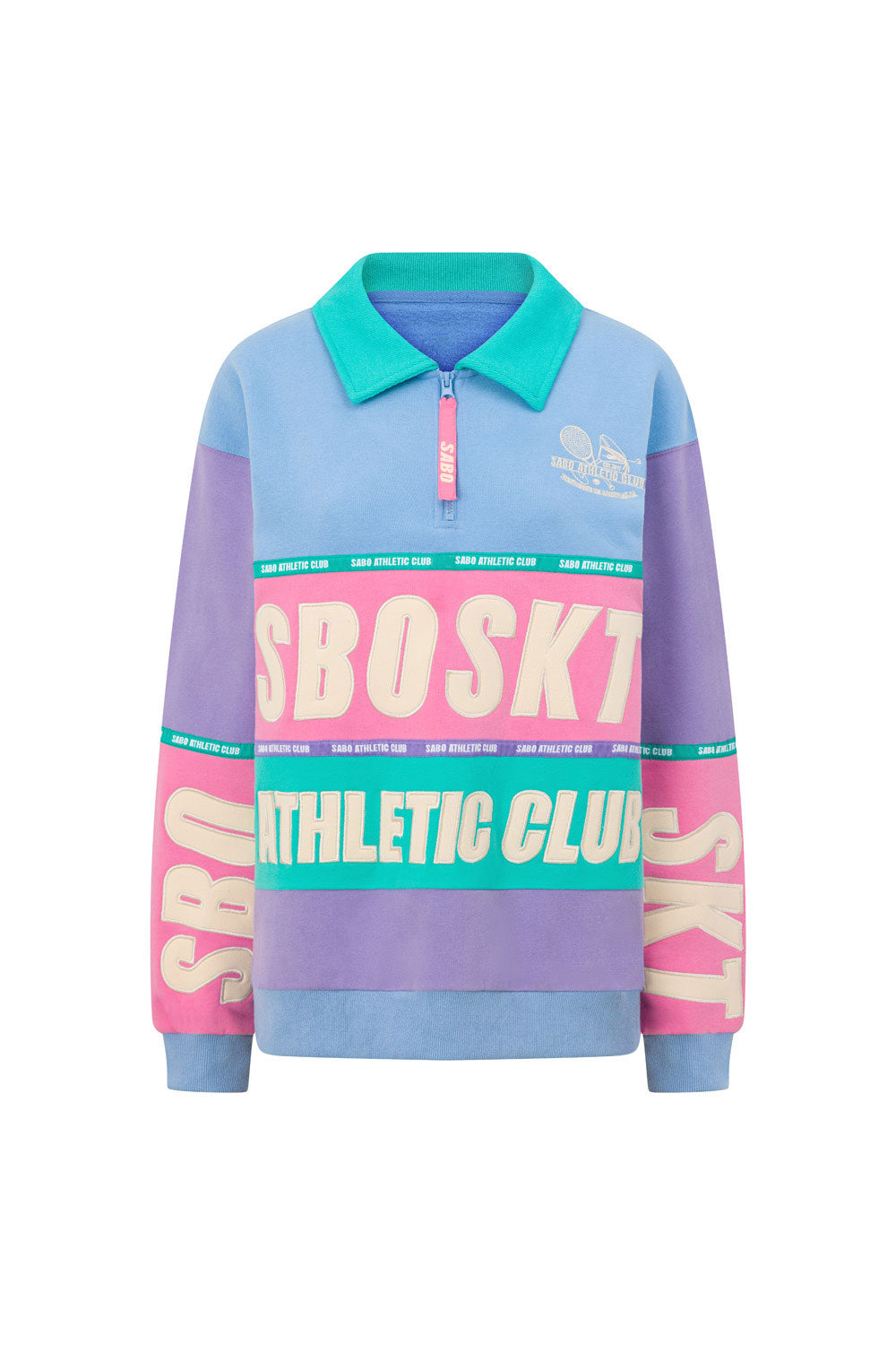 Pastel Pink Oversized Vintage Abbey Road Sweater