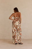 Orange Barrosa Print Torquay Trouser Pants