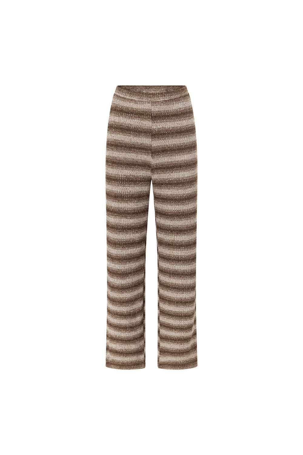 Brown and White Stripe Cosmo Pants