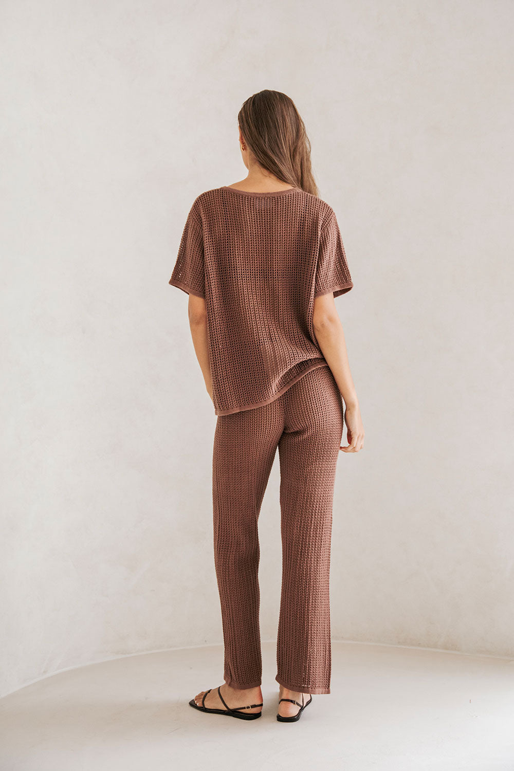 SAMPLE-Zayna Top - Chocolate