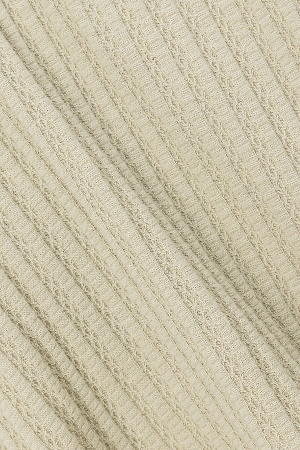 Khaki Turtle Neck Sleeveless Amelia Top