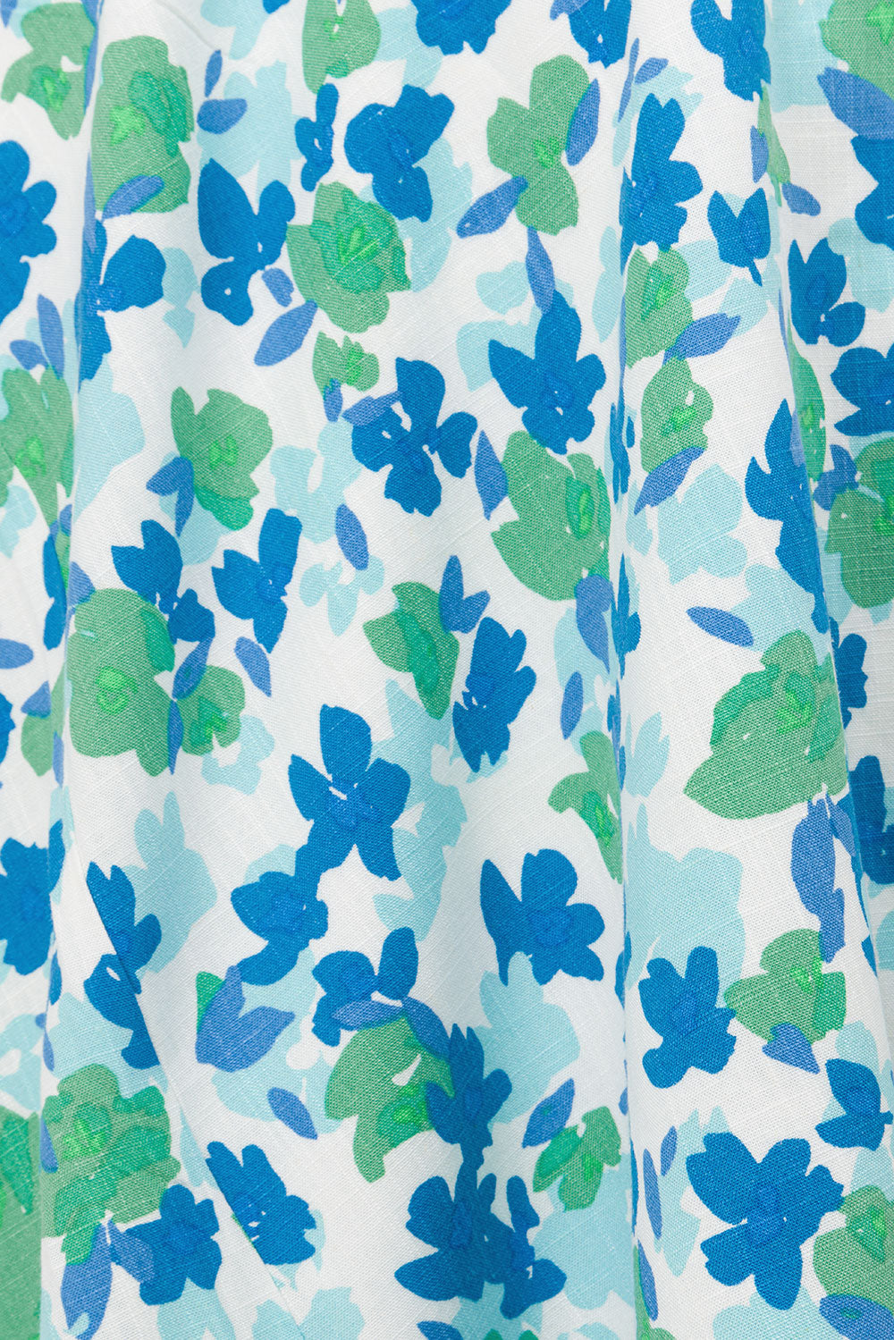 Akayla Maxi Dress - Brushed Floral Blue Green White