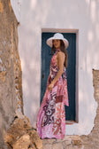 Margot Pleated Dress - Mosaica
