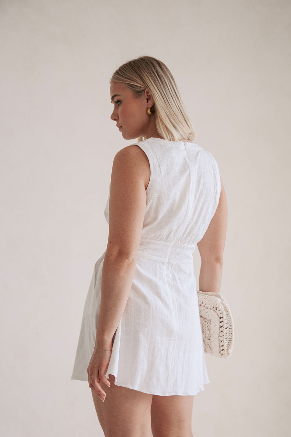 SAMPLE-Shaelagh Dress - White