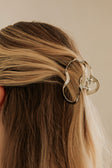 Solana Claw Hair Clip - Silver