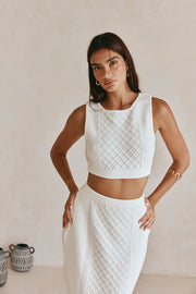 Lotus Top - Cable Knit