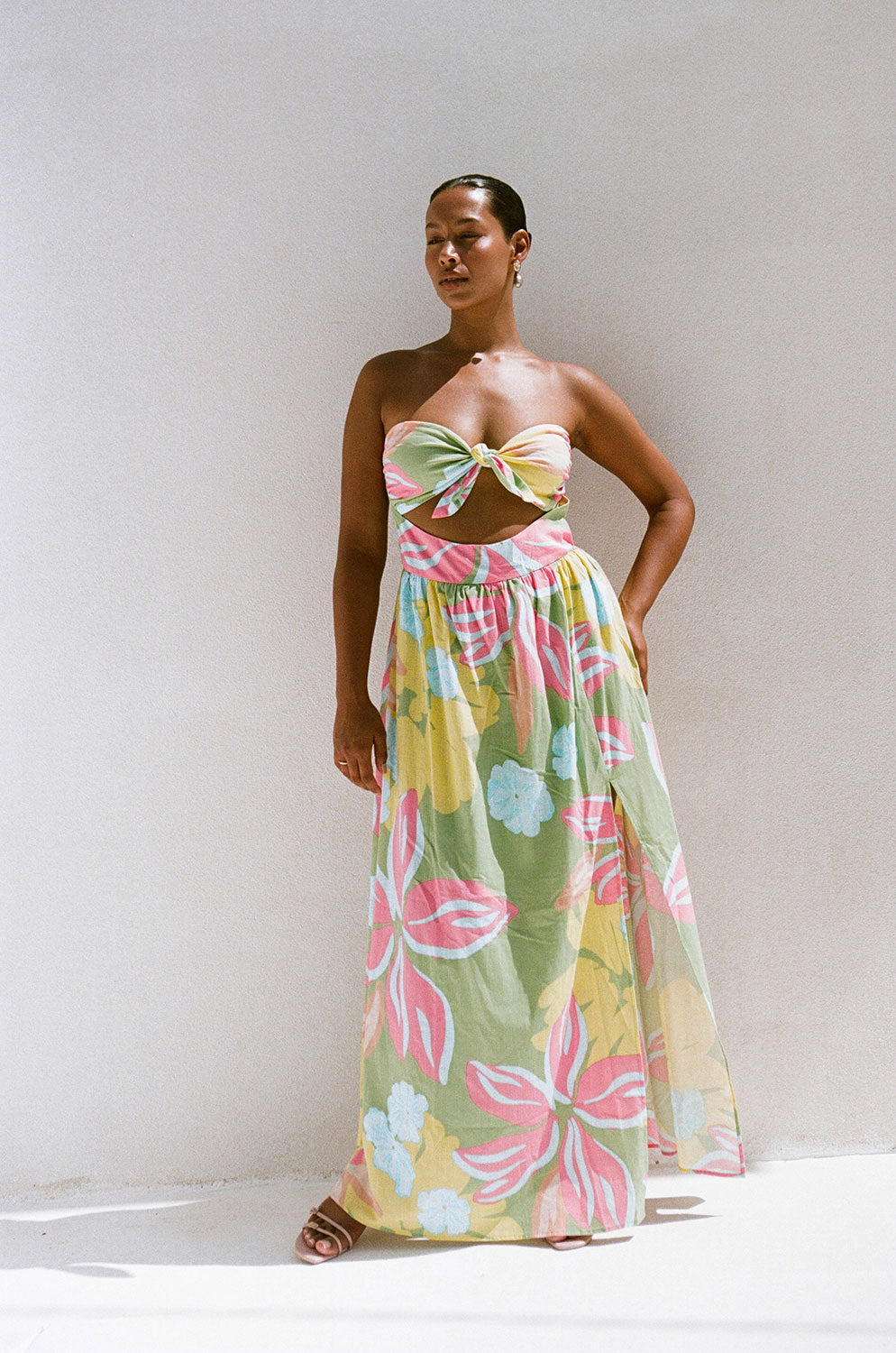 Dulce Cutout Maxi Dress - Green