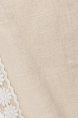 Beige Vintage Lace Detail Millie Pants