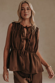 Juliette Top - Chocolate