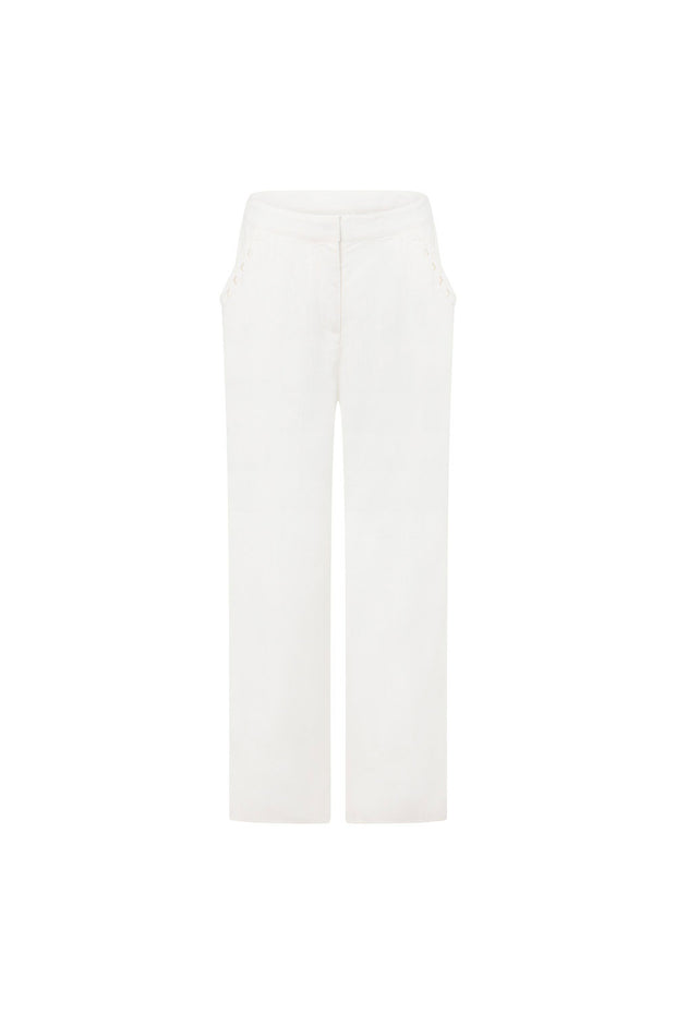 Alyssia Pants - White