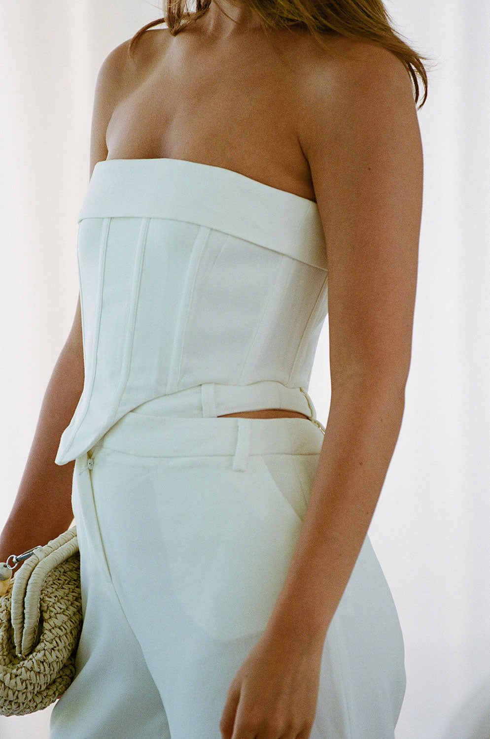 SAMPLE-Isabela Top - White