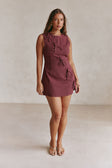 SAMPLE-Kapri Dress - Merlot