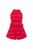 Adira Playsuit - Red