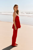 Red Rouge Knit High Waist Ellea Pants