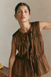 Juliette Top - Chocolate