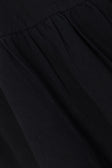 Black Button-Up Mini Alfresco Dress