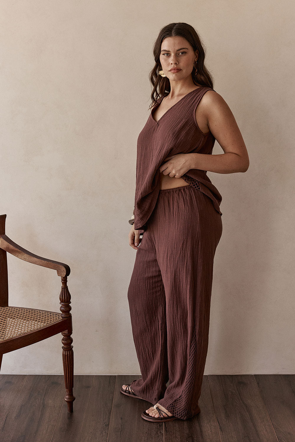 Dita Pants - Chocolate