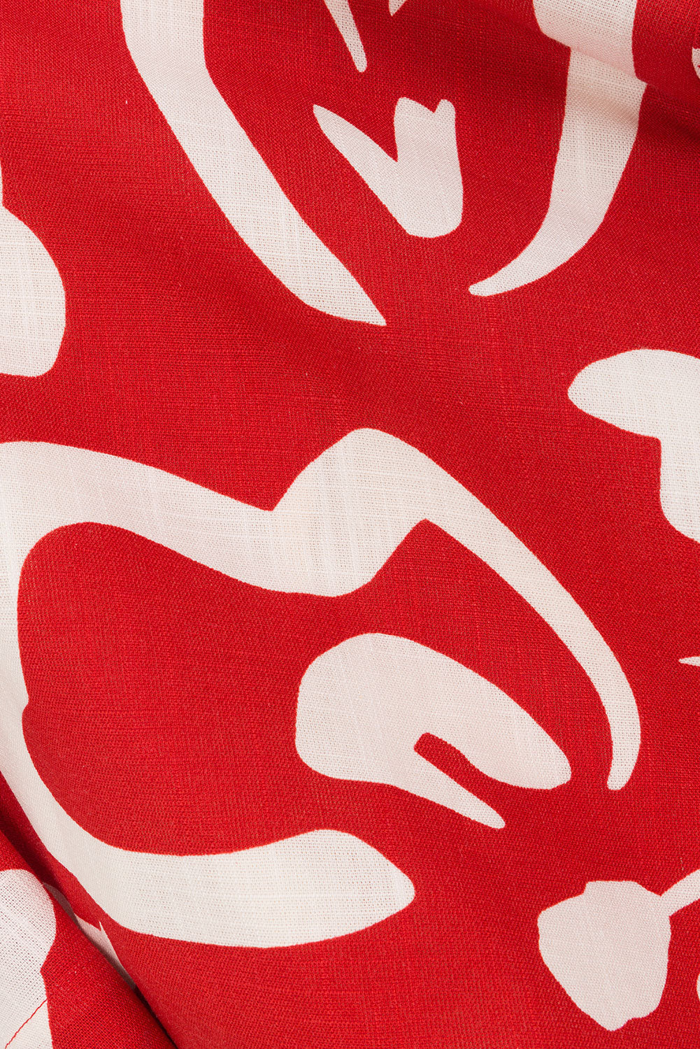 Red Fila Rogue Floral Print Strapless Maxi Liberty Dress