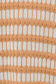 SAMPLE-Morela Knit Dress - Honey Stripe