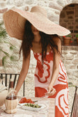 Red and Pink Darling Floral Print Maxi Addy Dress