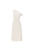 Bridal Cream One Shoulder Maxi Indy Dress