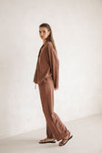 SAMPLE-Lenni Top - Chocolate