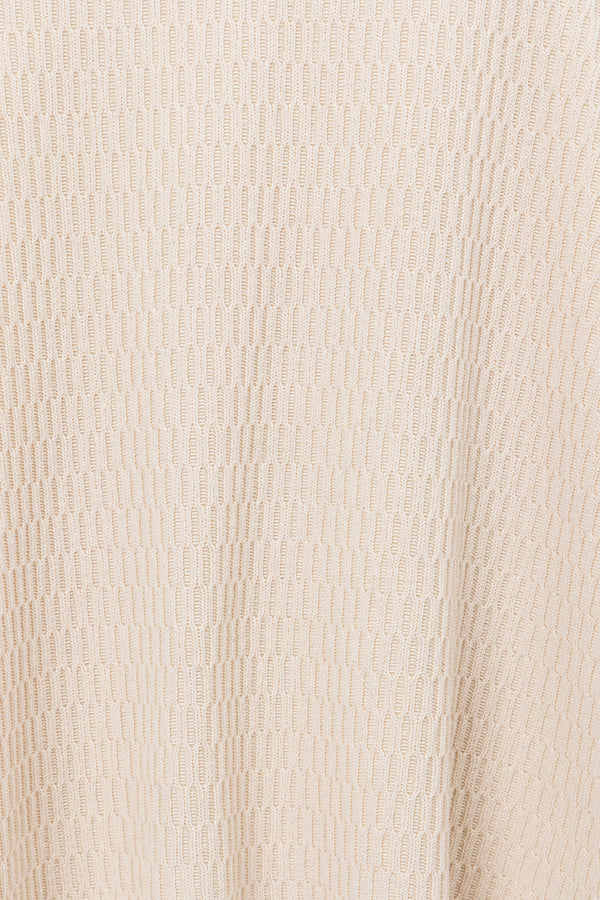 Beige V Neck Adjustable Strap Boston Top