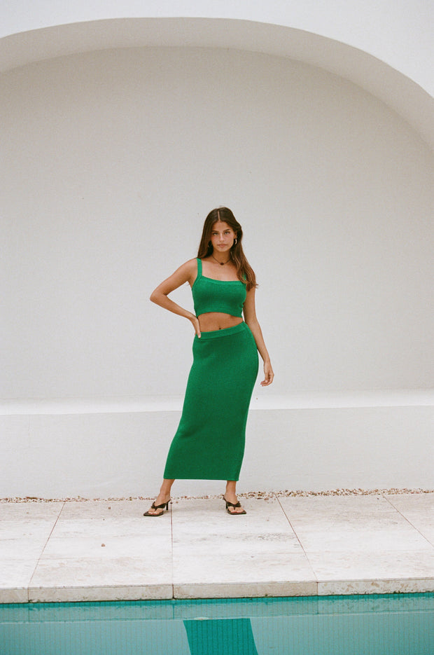 SAMPLE-Nooa Skirt - Emerald