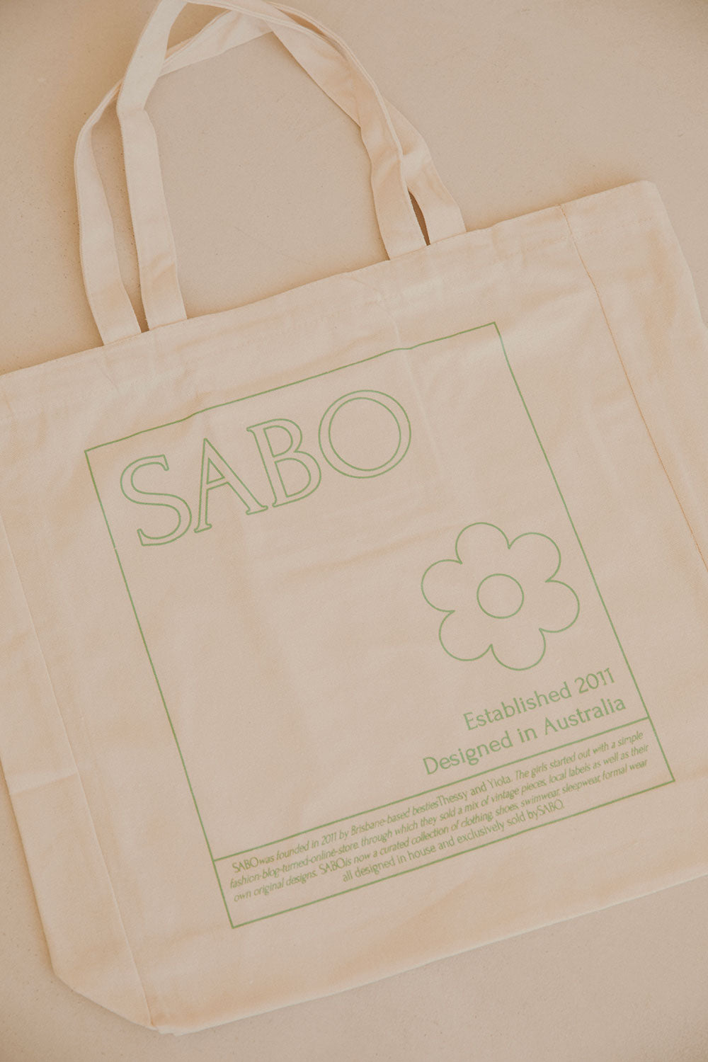 Cream Canvas Sabo Tote Bag