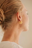 Twirl Shell Earrings - Gold