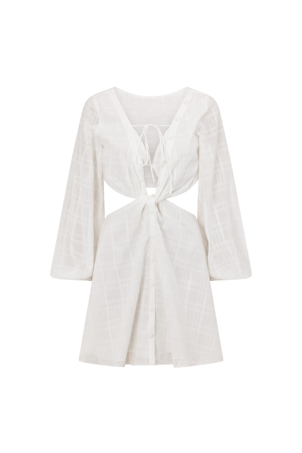Caycee Cutout Mini Dress - White