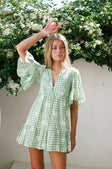SAMPLE-Twyla Babydoll Dress - Gingham
