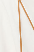 White Panel V Neck Mini Ravina Dress