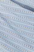 Mirae Tie Playsuit - White, Blue Stripe
