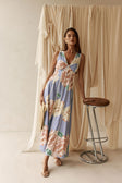 Emory Dress - Fiori Blue
