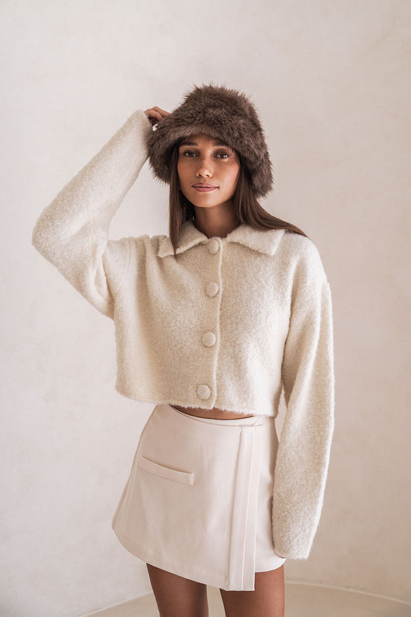 Addison Cardi - Cream