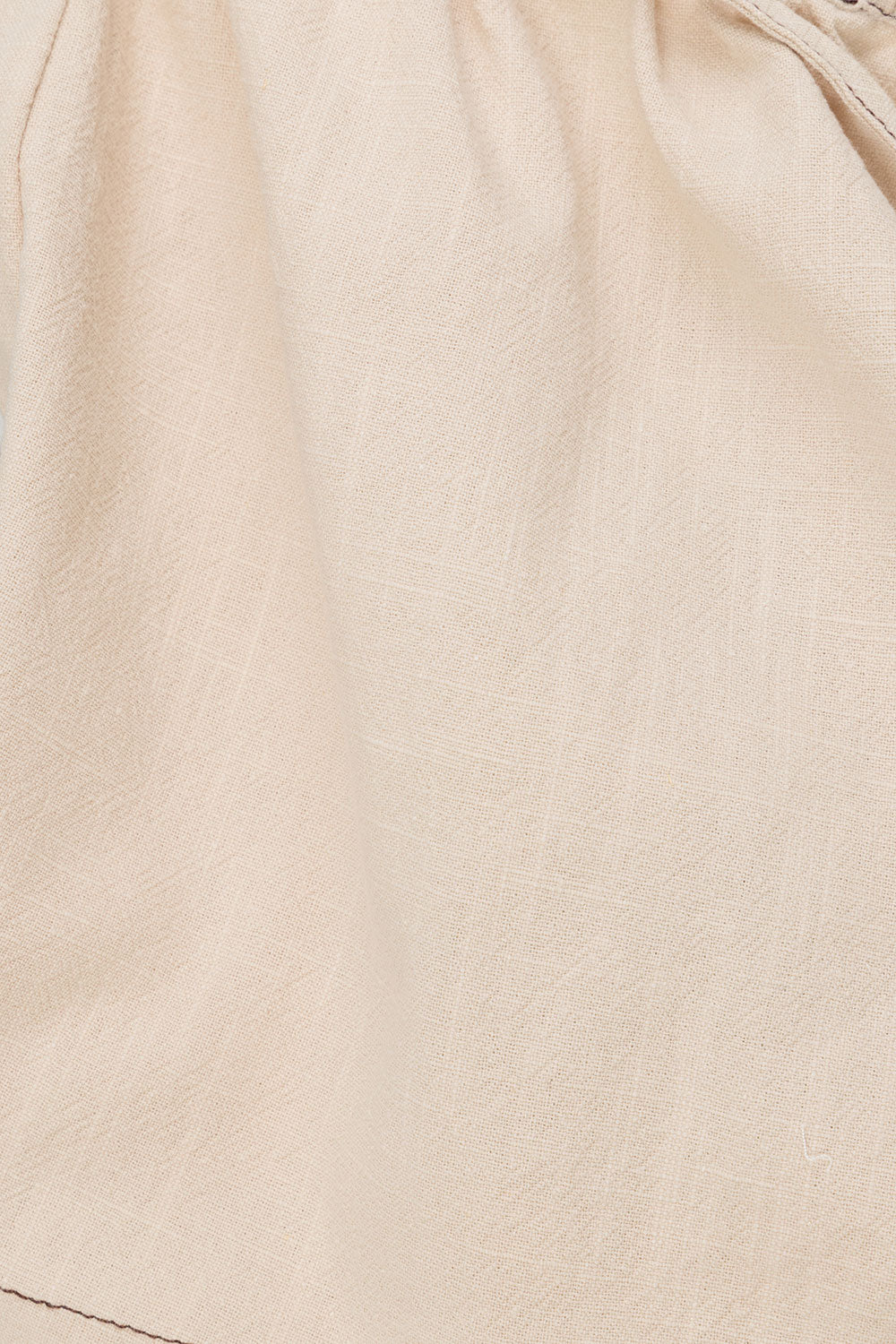 Cream Elastic Drawstring Elixir Shorts