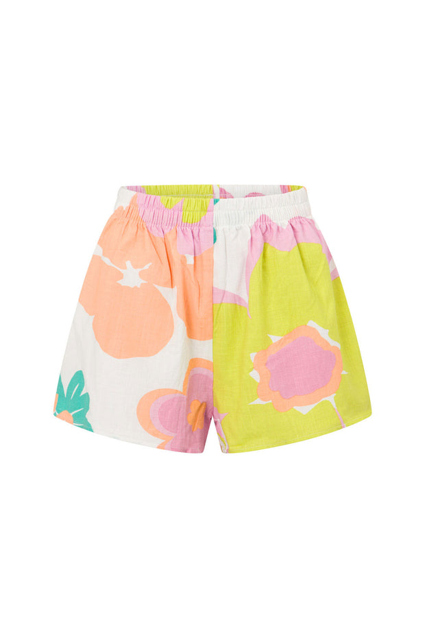 Seona Shorts - Bubblegum Floral