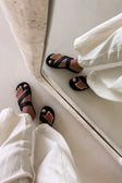 Black Platform Tiera Platform Sandals