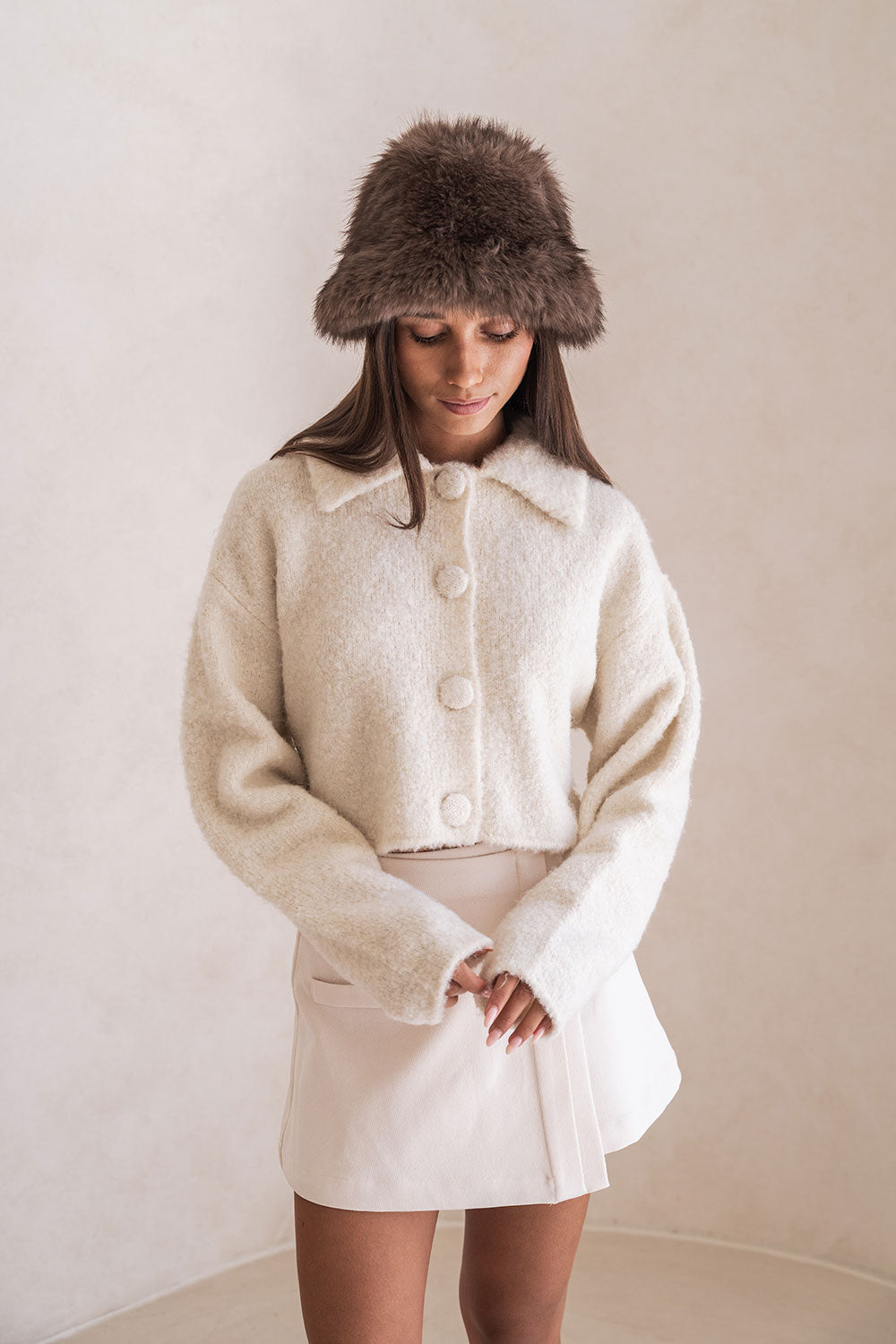 Addison Cardi - Cream