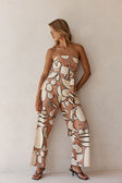Orange Barrosa Print Torquay Trouser Pants