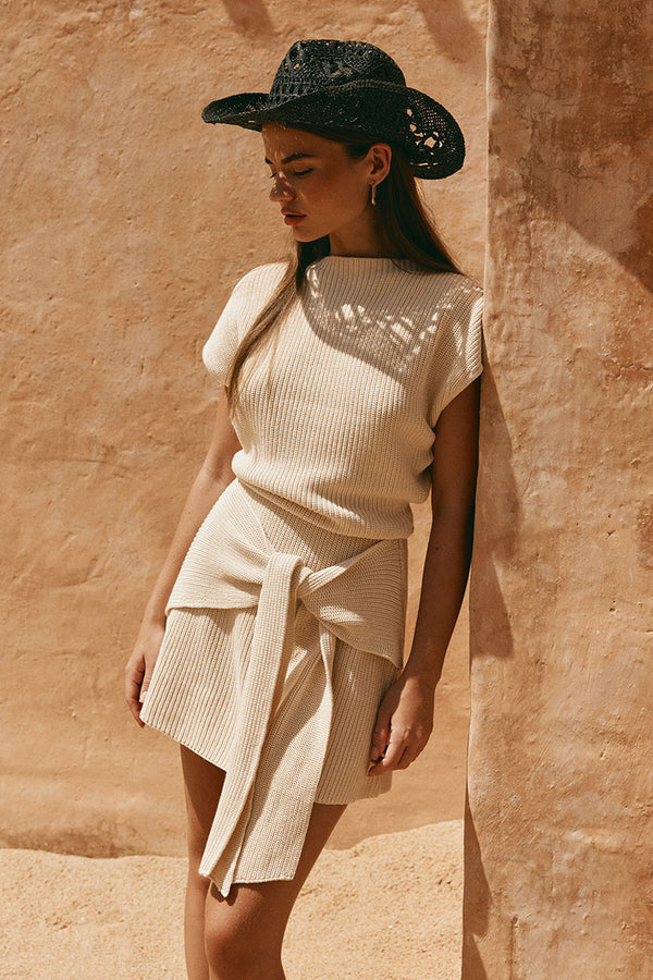 Lovina Dress - Beige