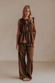 Juliette Top - Chocolate