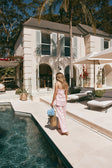 Blush Pink Elastic Drawstring Tamar Pants