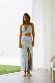 SAMPLE-Stalla Wrap Skirt - Ciao Blue
