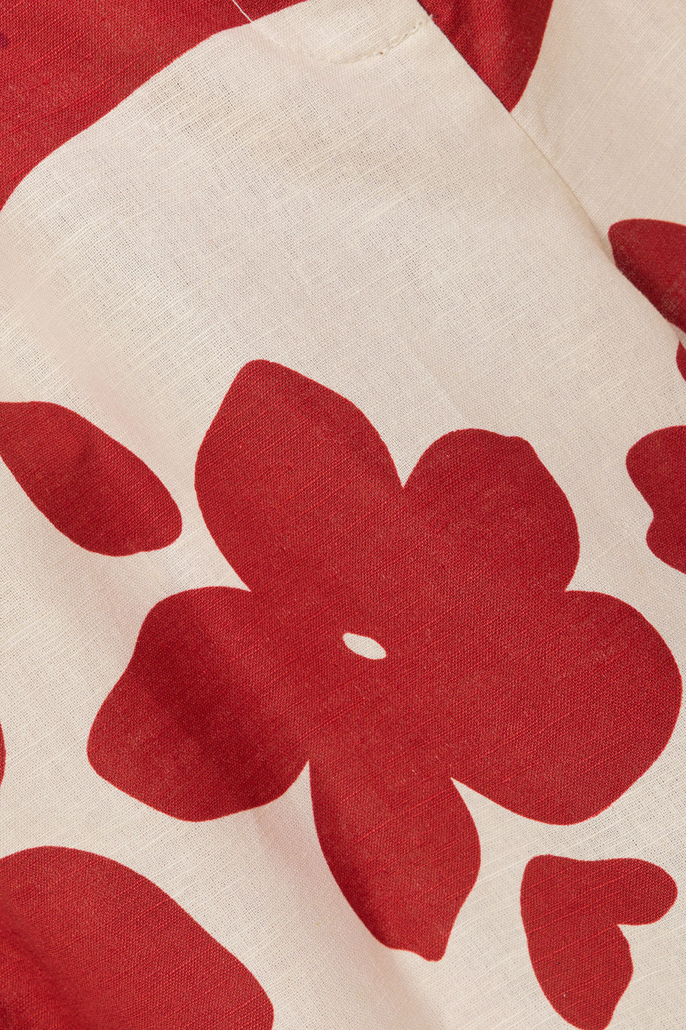 Red Sienna Sunset Print Del Mar Trouser Pants