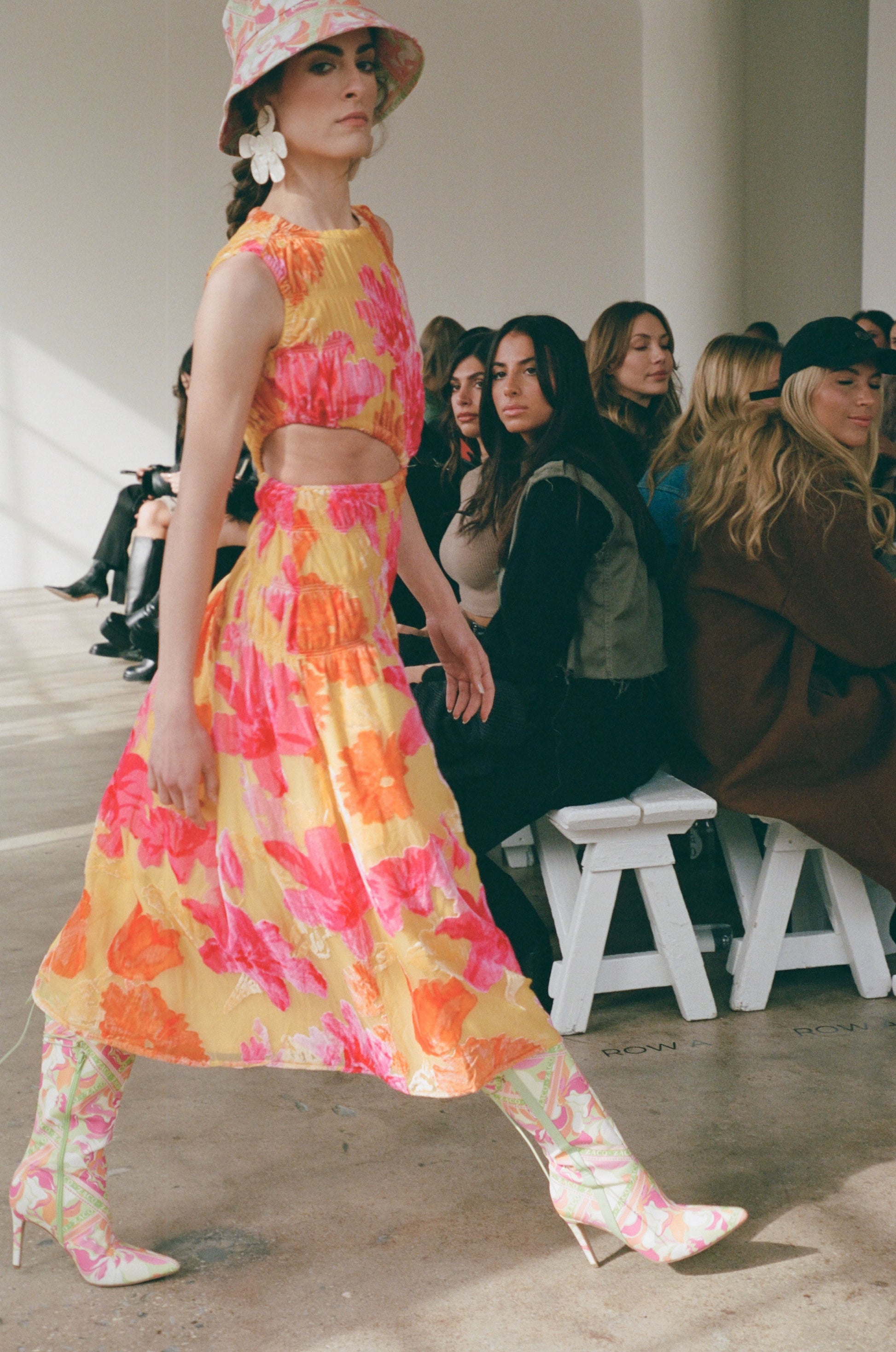 SAMPLE-Mariella Midi Dress - Floreale Sunny