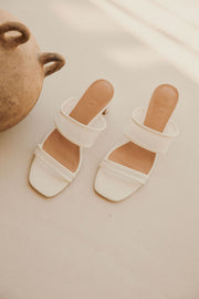 Mariana Heels - White