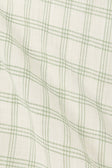 Green Checkered Long Sleeve Front Tie Tilli Top