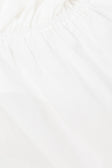 White Thin Strap Ruched Detail Octavia Top
